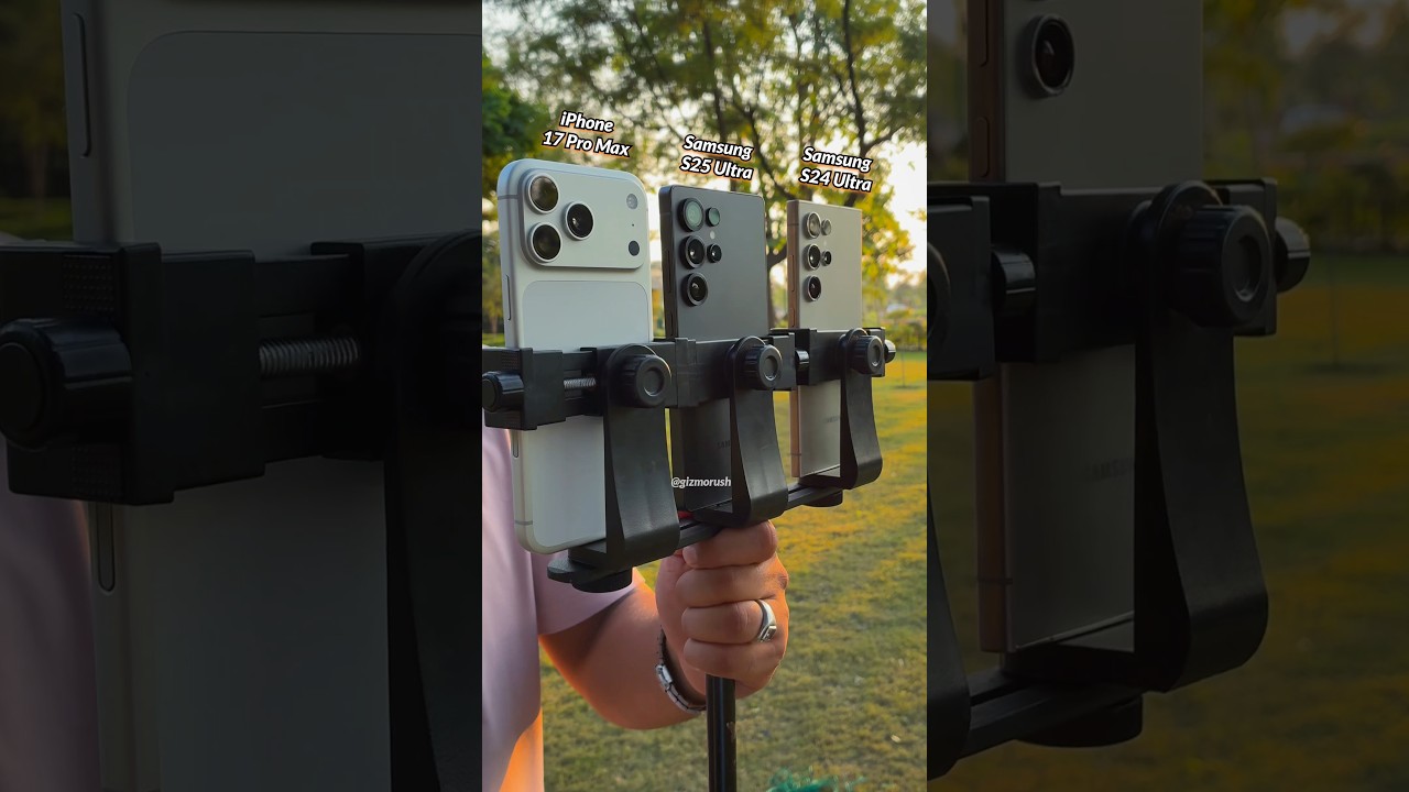 iPhone 17 Pro Max Vs Samsung Galaxy S25 Ultra Vs S24 Ultra Camera Test 100x vs 40x Zoom