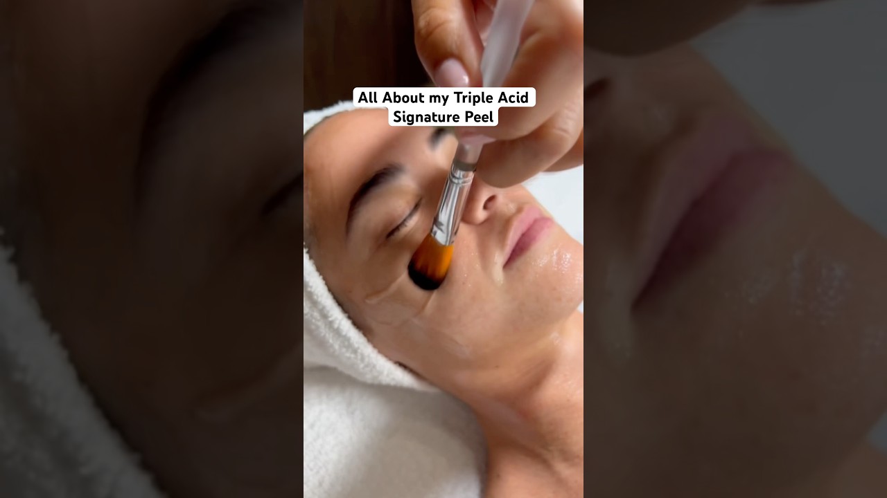 Breaking down how you can get gorgeous, red carpet worthy skin with our Triple Acid Signature Peel