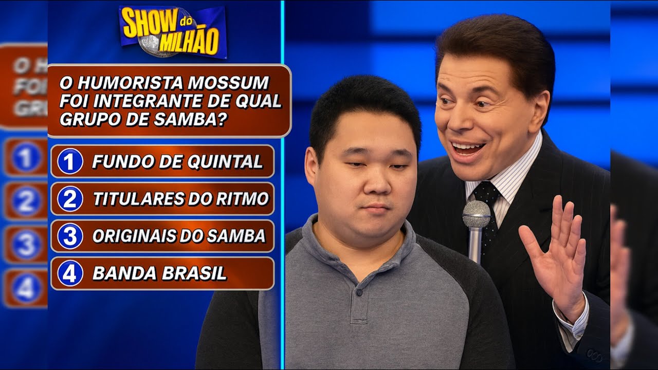 Show do Milhão (1999) | Participante HUGO na 1ª Temporada | Silvio Santos no SBT