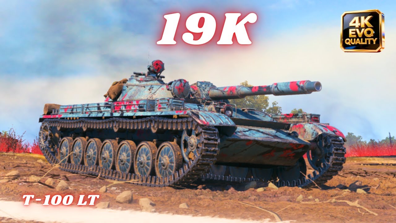 T-100 LT   19K Spot Damage & T-100 LT  18.7K Spot + Damage World of Tanks #wot