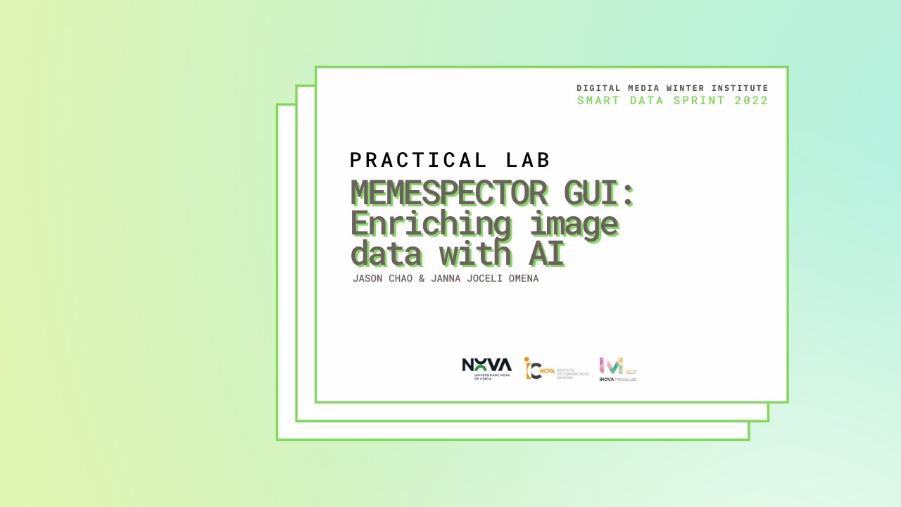#SMARTADATASPRINT 2022 | Memespector GUI | Jason Chao & Janna Joceli Omena