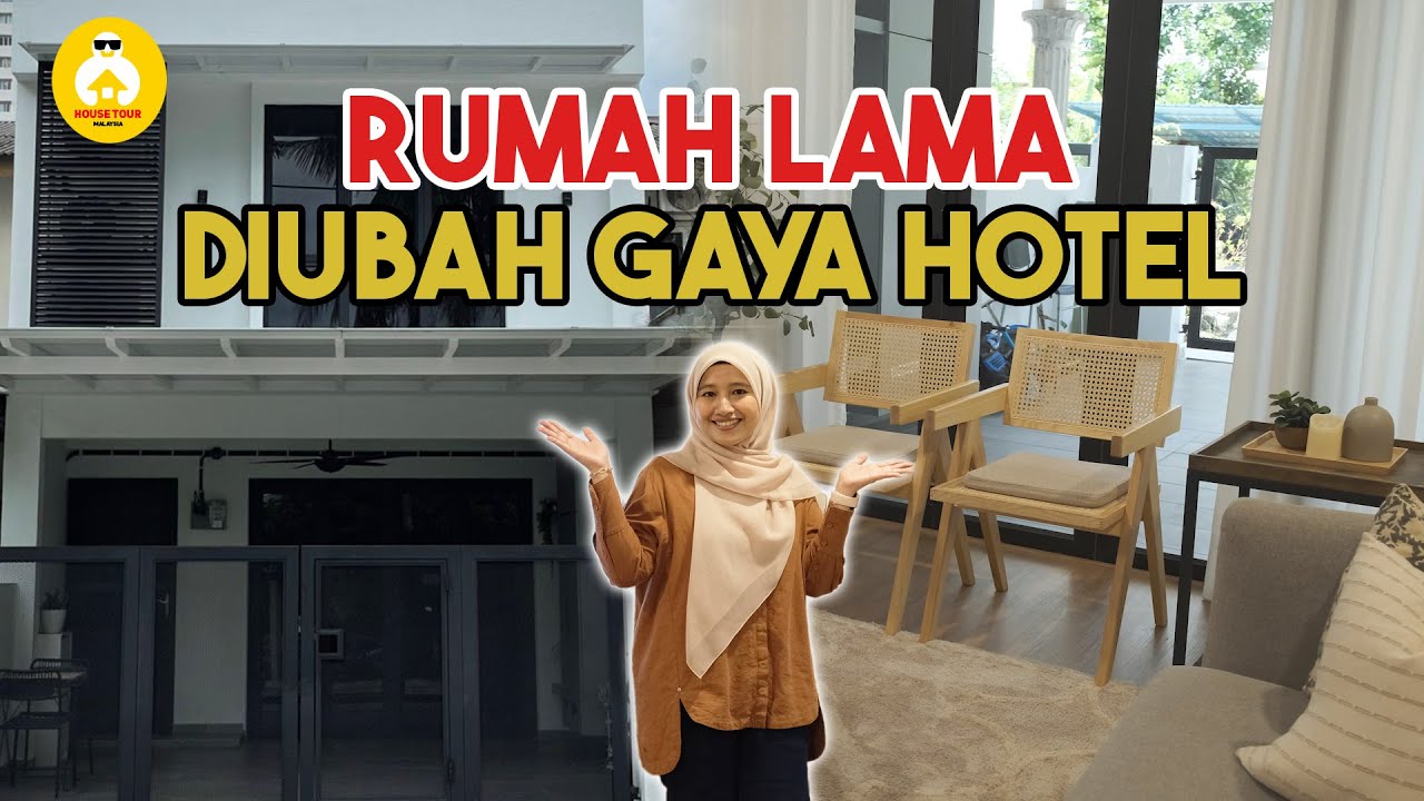 HOUSE TOUR EP 12: RUMAH DEKO MODEN MUJI, 'DESIGN' TANGGA LAIN MACAM!