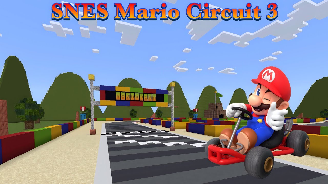 SNES Mario Circuit 3 Minecraft Mario Kart Tour/8DX