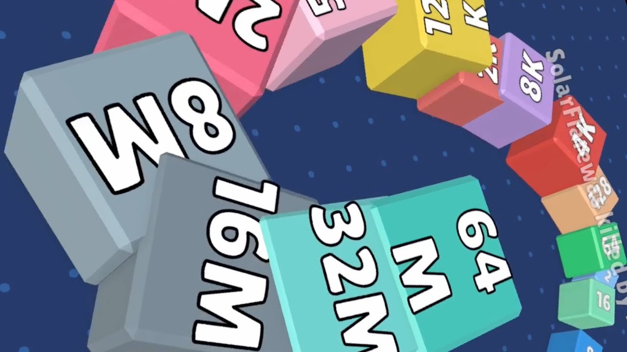 Cubes 2048.io Game HARD MODE🎲 How to play 🎲 Gameplay