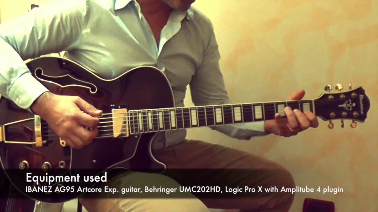 Autumn Leaves - Standard Jazz - Ibanez AG95 guitar