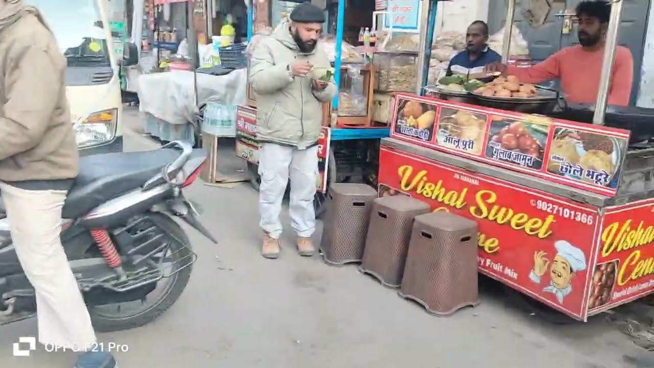 Walking in haridwar street near Ganga ji 