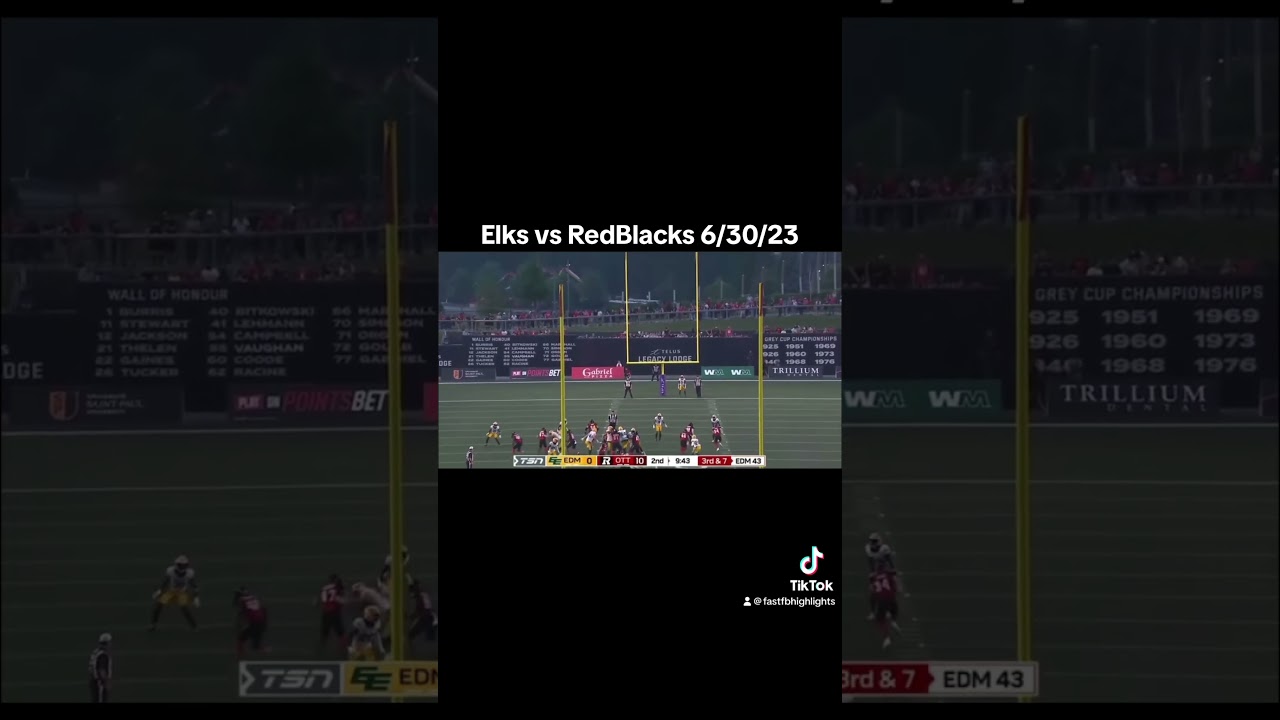 Elks vs RedBlacks 6/30/23 #xfl #usfl #cfl #ncaafootball #hsfootball #madden #football
