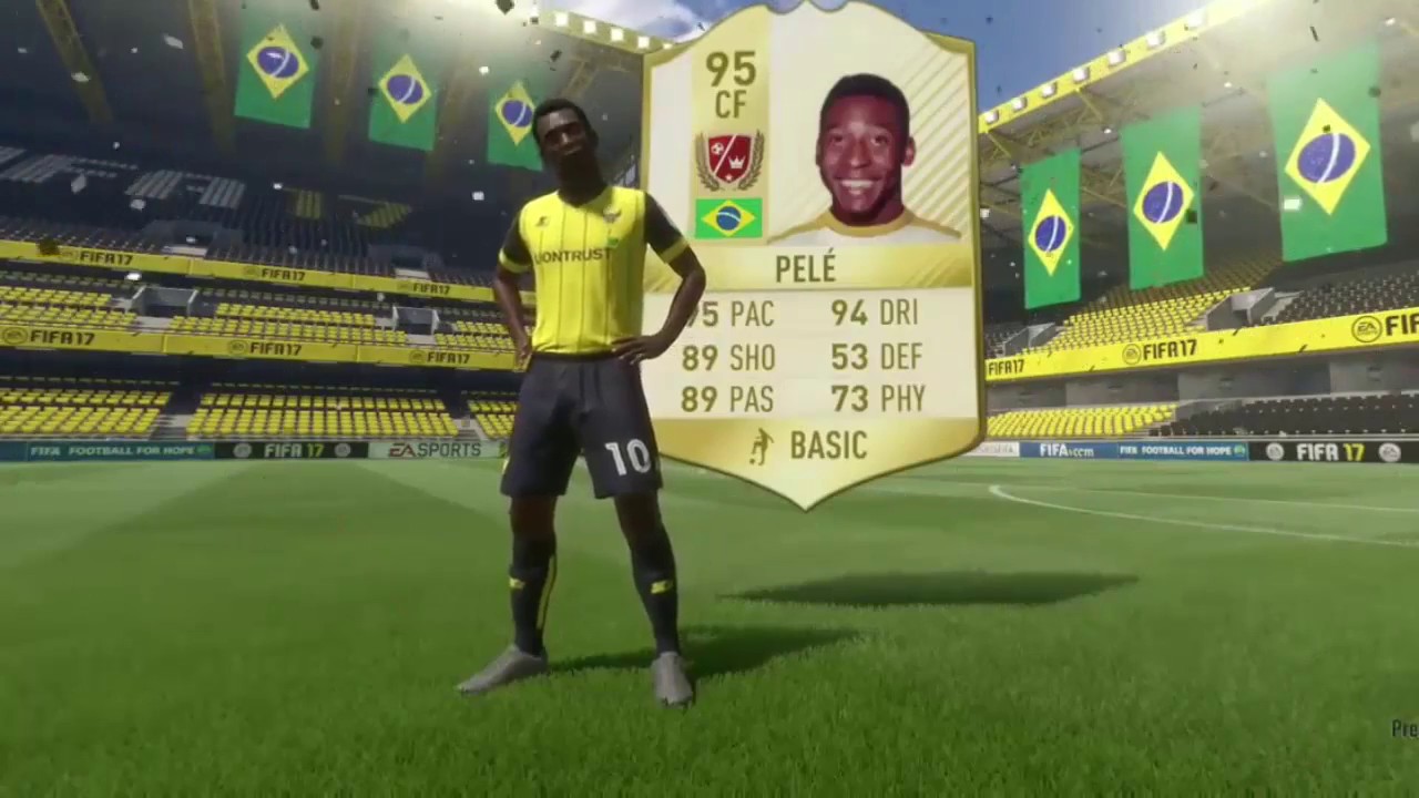 PELE IN A PACK FIFA 17! (NOT CLICKBAIT)