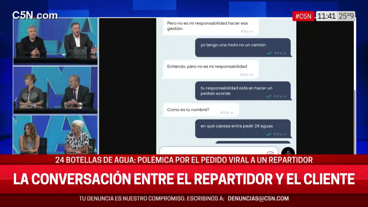 POL&Eacute;MICA por un PEDIDO VIRAL: LA CONVERSACI&Oacute;N entre el REPARTIDOR y un CLIENTE