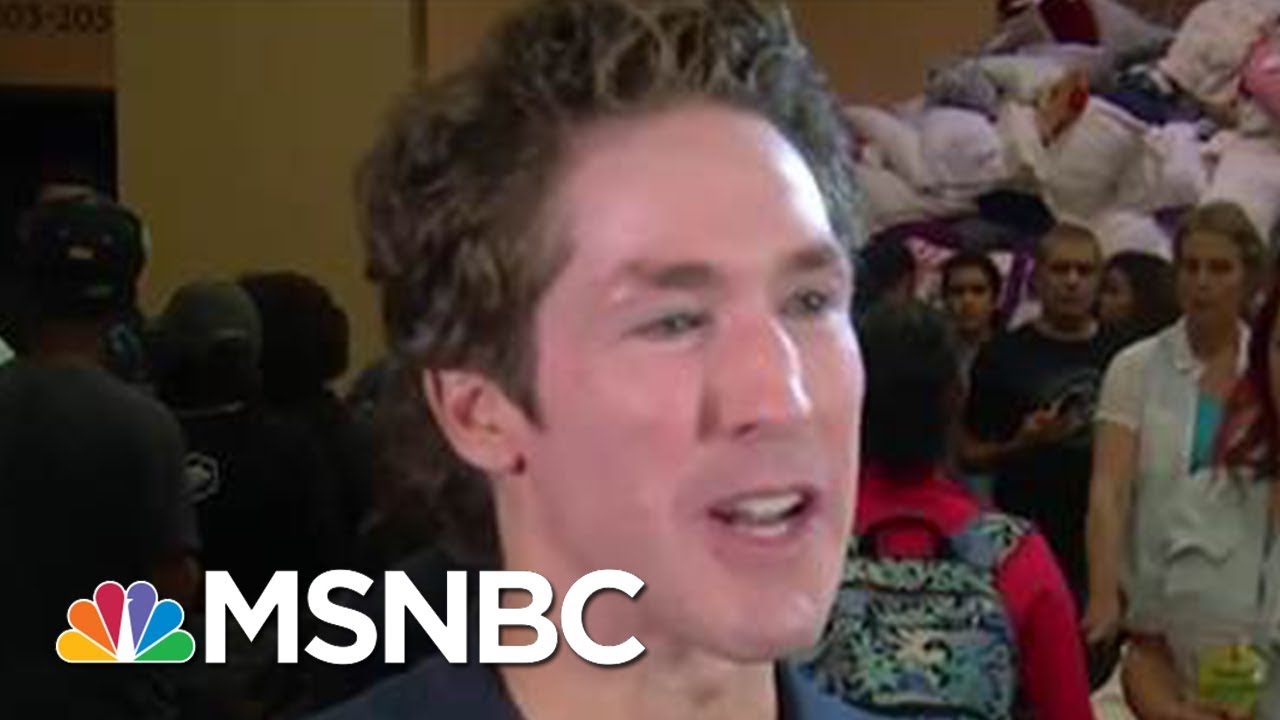 Joel Osteen’s Church Opens As Houston Shelter After Backlash | AM Joy | MSNBC
