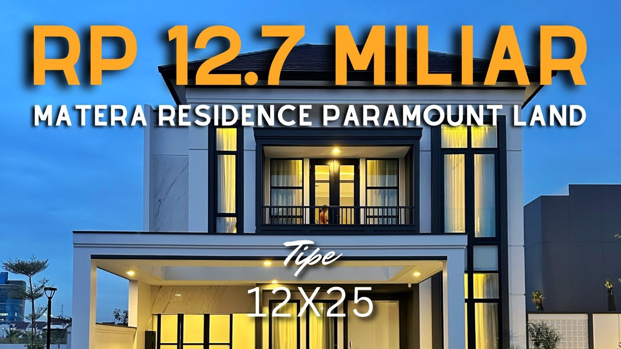 THE MOST LUXURY HOUSE at Gading Serpong : MATERA RESIDENCE 12x25 mulai Rp 12M an !