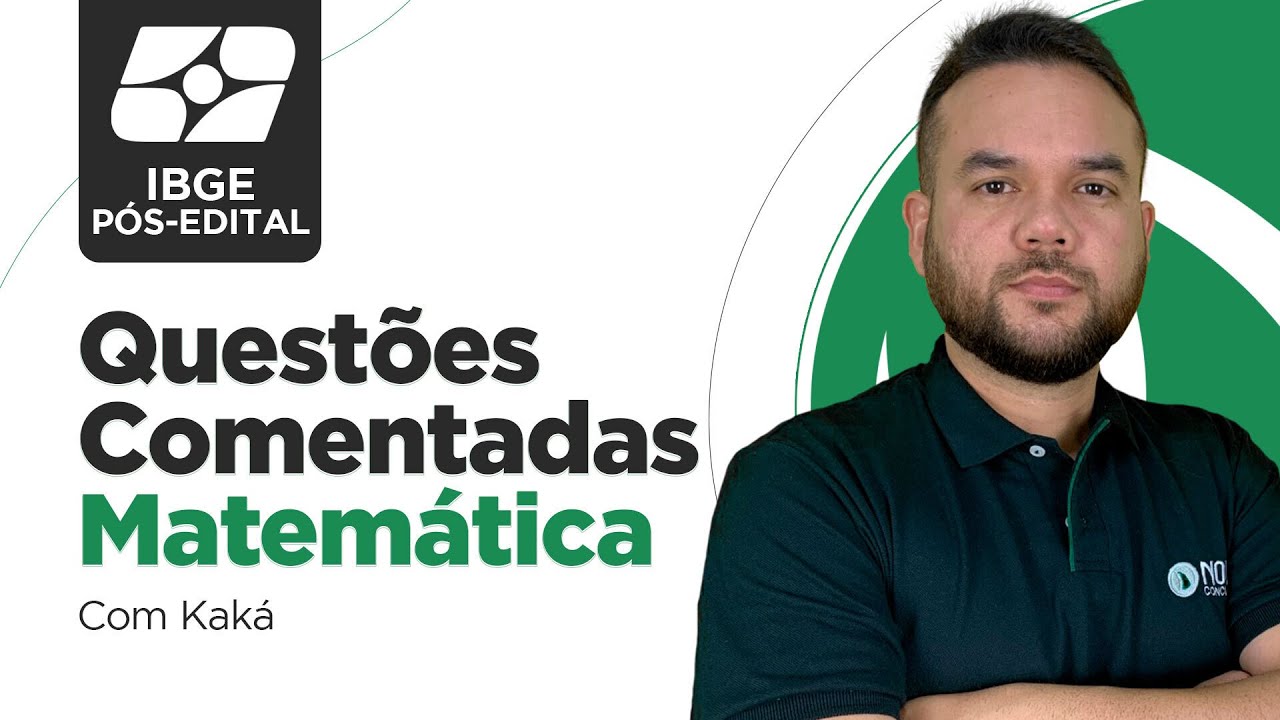 Concurso IBGE 2023 Gabaritando Matemática APM e SCQ