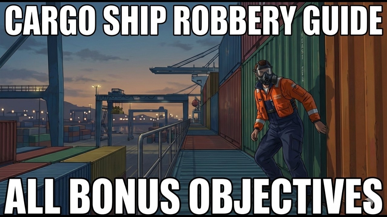GTA Online: Cargo Ship Robbery - All Bonus Challenges Guide