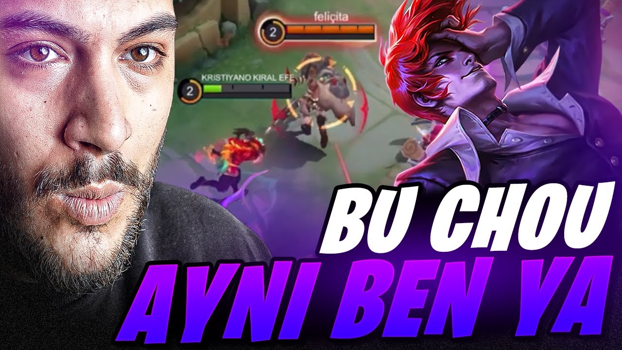 CHOU İLE 1 CANLA TANKLARI BİLE KESİYORUM! - Mobile Legends