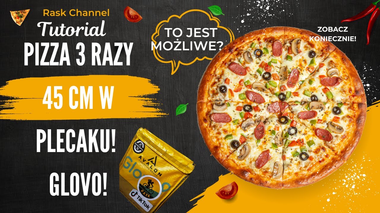 Tutorial: Pizza 3 Razy w torbie z Glovo!