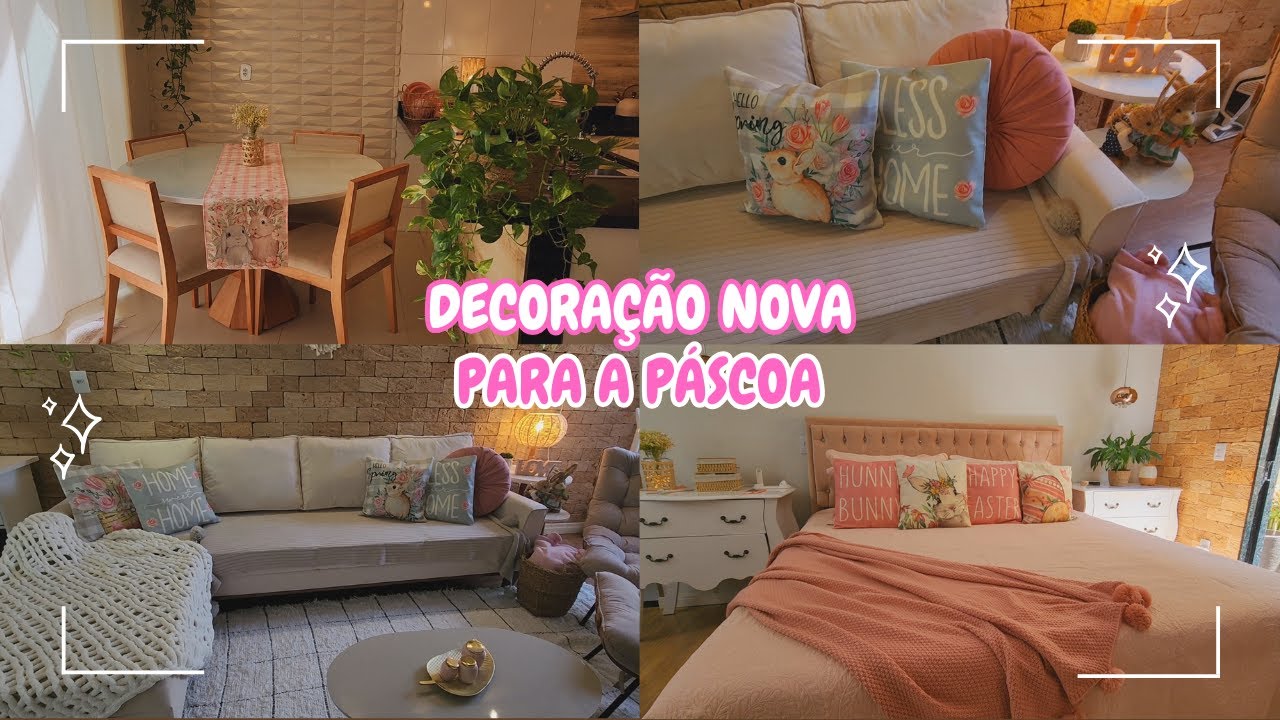 ITENS NOVOS DE DECORAÇÃO PARA A CASA / DECORAÇÃO DE PASCOA