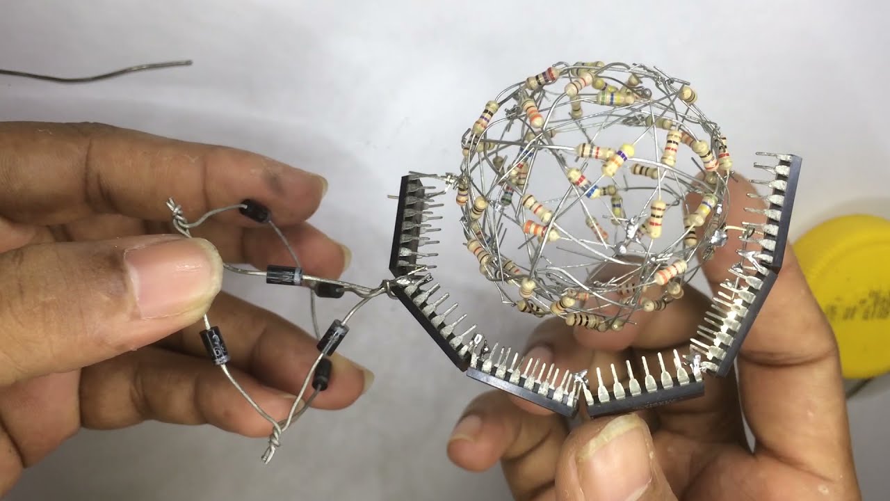 Assemble Art made from electronic parts