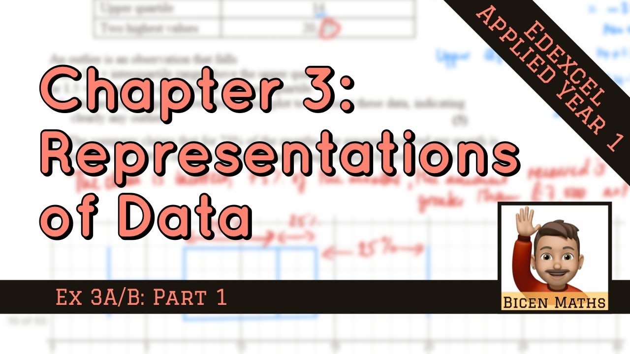 Representations of Data 1 • Box Plots: pt. 1 • Stats1 Ex3A/B • 🤖