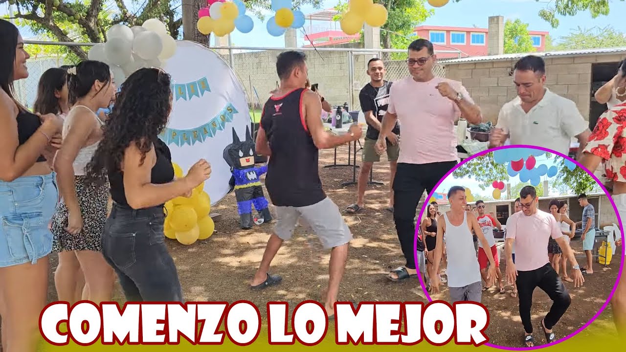 Elmer se desato y bailo por primera vez en su cumpleaños.
