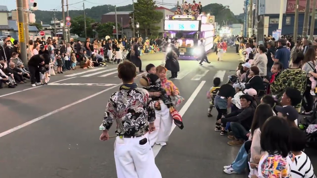 厚岸夏祭り2025 湖南地区山車競演　厚岸三五四釧路會
