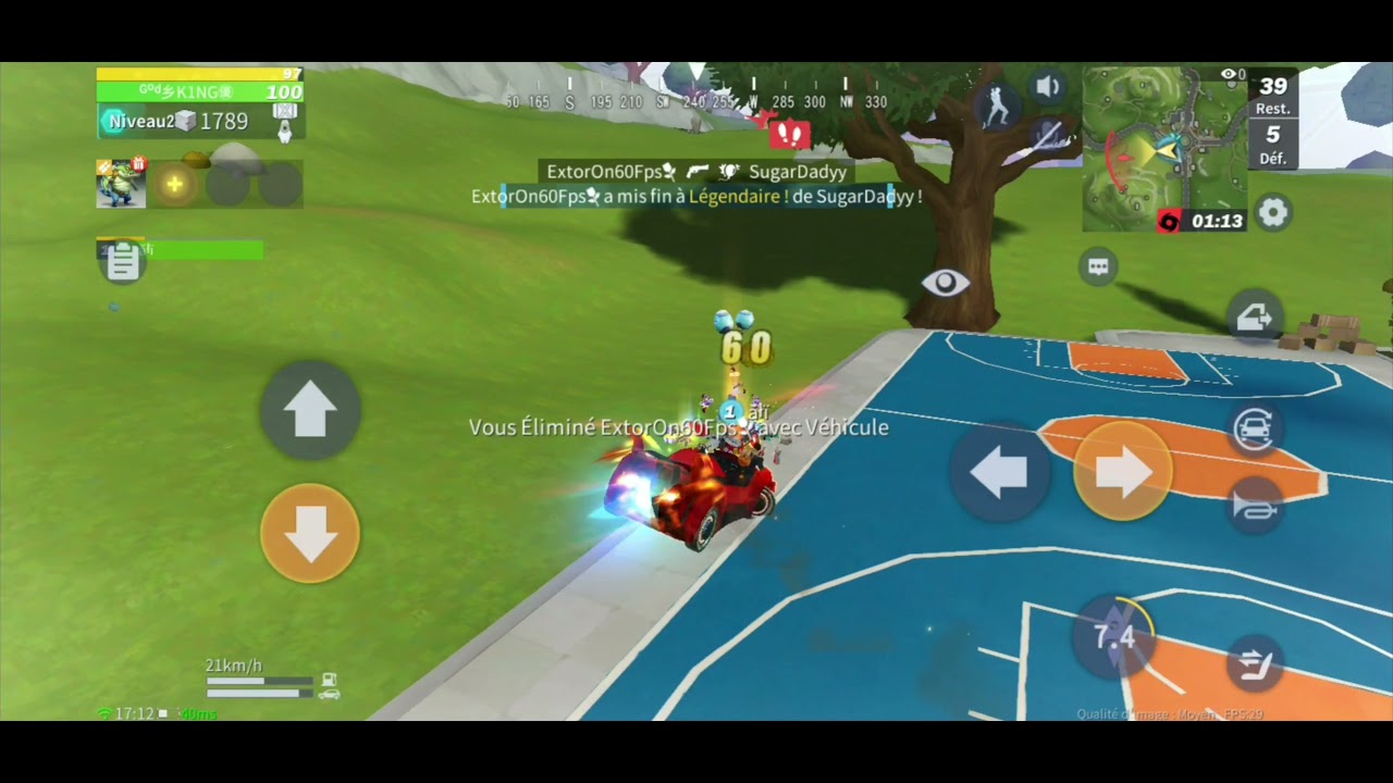(Short) i kill speed hack haha Creative destruction (Android/Ios)