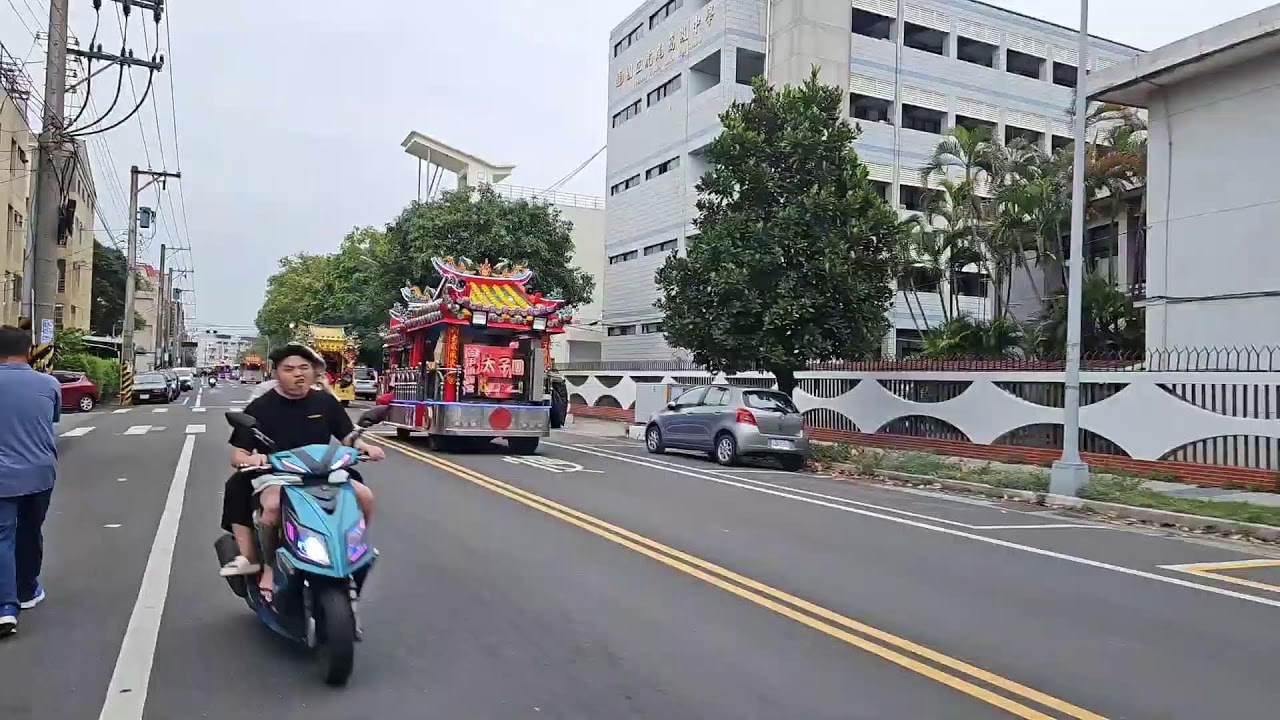 2024.04.09 台中大甲鎮瀾宮往新港奉天宮遶境進香第四天 部分隊伍先行出發