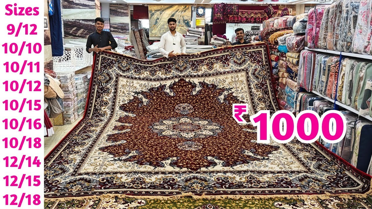 Charminar Complete Home Decor Handlooms Market ₹1000 Imported Shaneel Turkish Carpets Bedroom Runner
