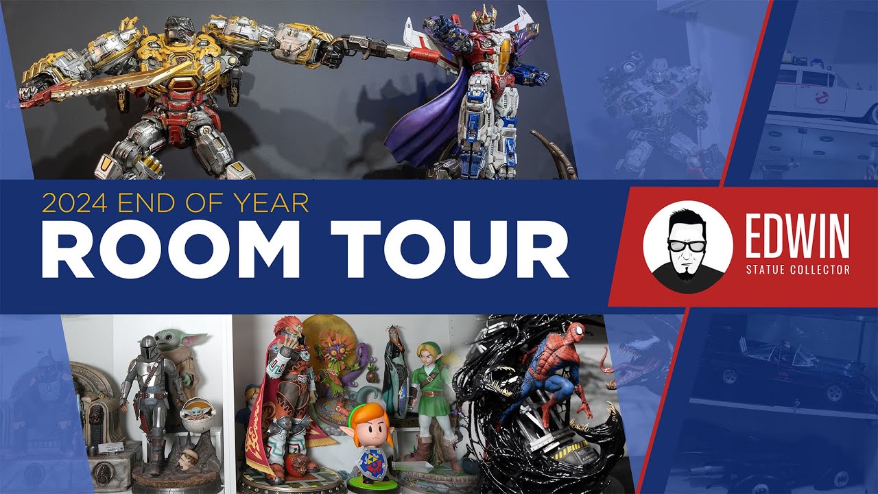 End of year 2024 Statue Room Collectibles tour - Edwin Diaz Collector - Resin Statue, figures