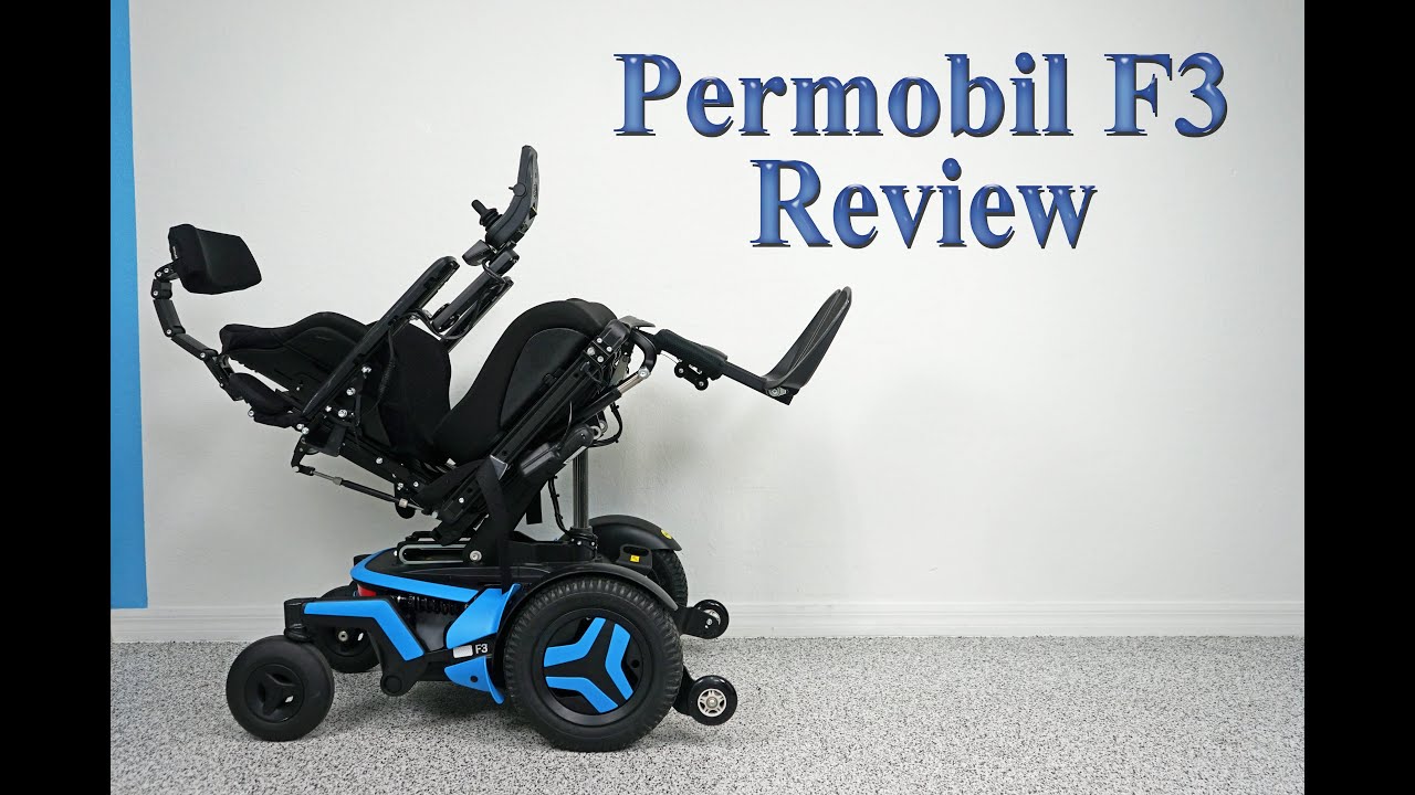 Permobil F3 with Electric Tilt, Electric Recline, Electric Legs Review 