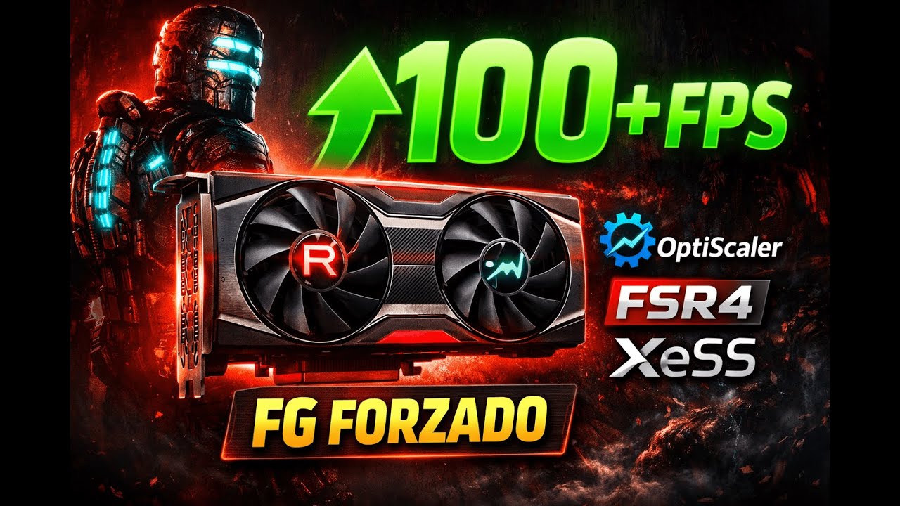 [100+ FPS Boost] Dead Space Remake RX 6600 | FSR4 Frame Generation (OptiScaler)
