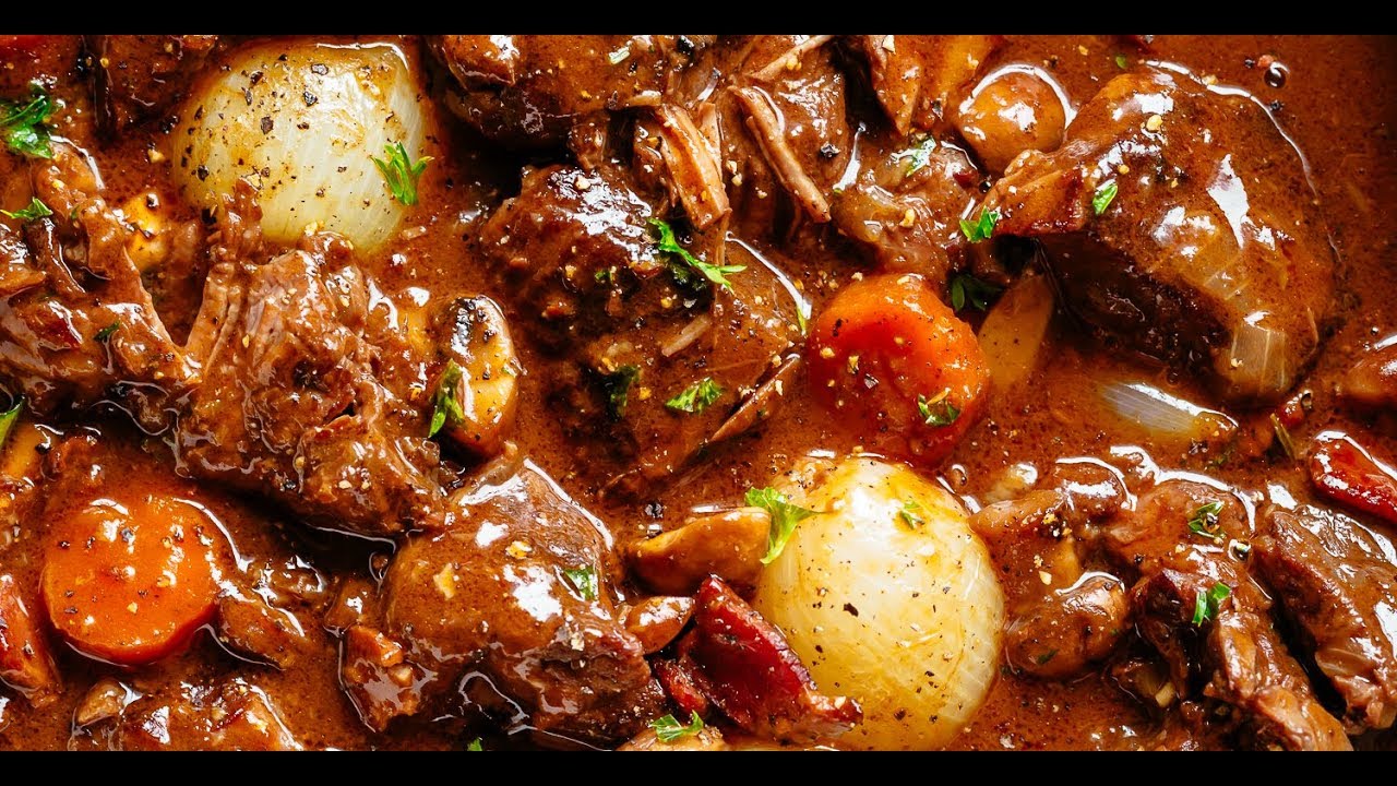 Recipe: Beef Bourguignon – Tender, Red Wine–Braised Perfection