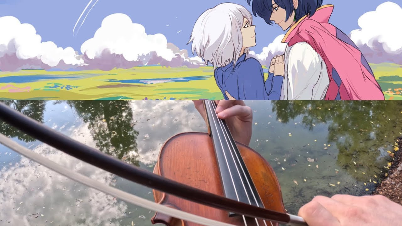 Howl&rsquo;s Moving Castle - Merry-go-round of Life violin cover by Poviolinist