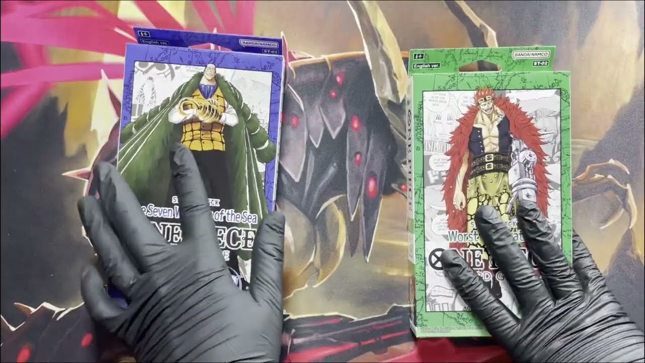 NEW!!! Unboxing One Piece Deck ST02 y ST03 One Peace Card Game