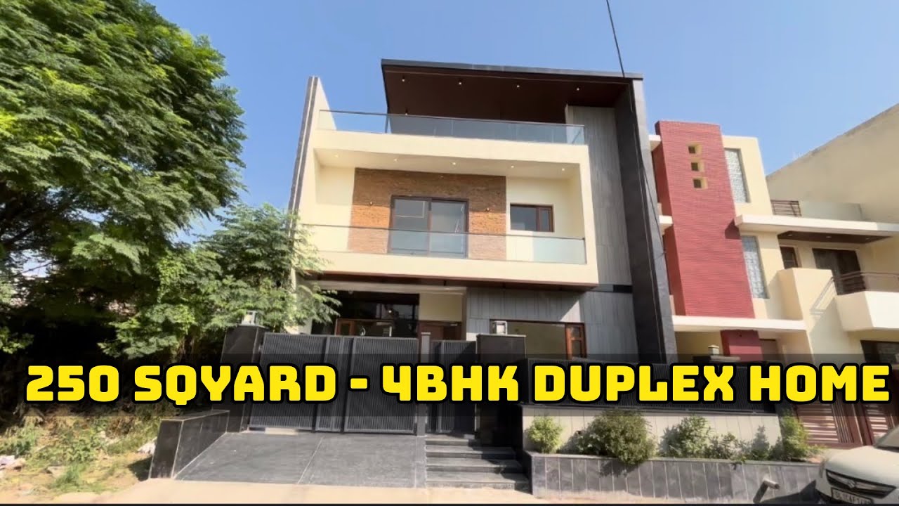 Luxury duplex home 250 gaj Mohali || Sunny Enclave 4bhk kothi for sale