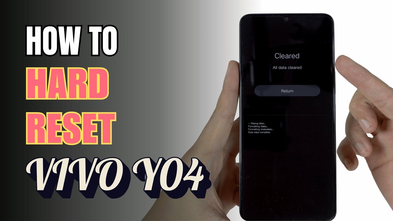 How to Hard Reset Vivo Y04 | Removing Password Unlock