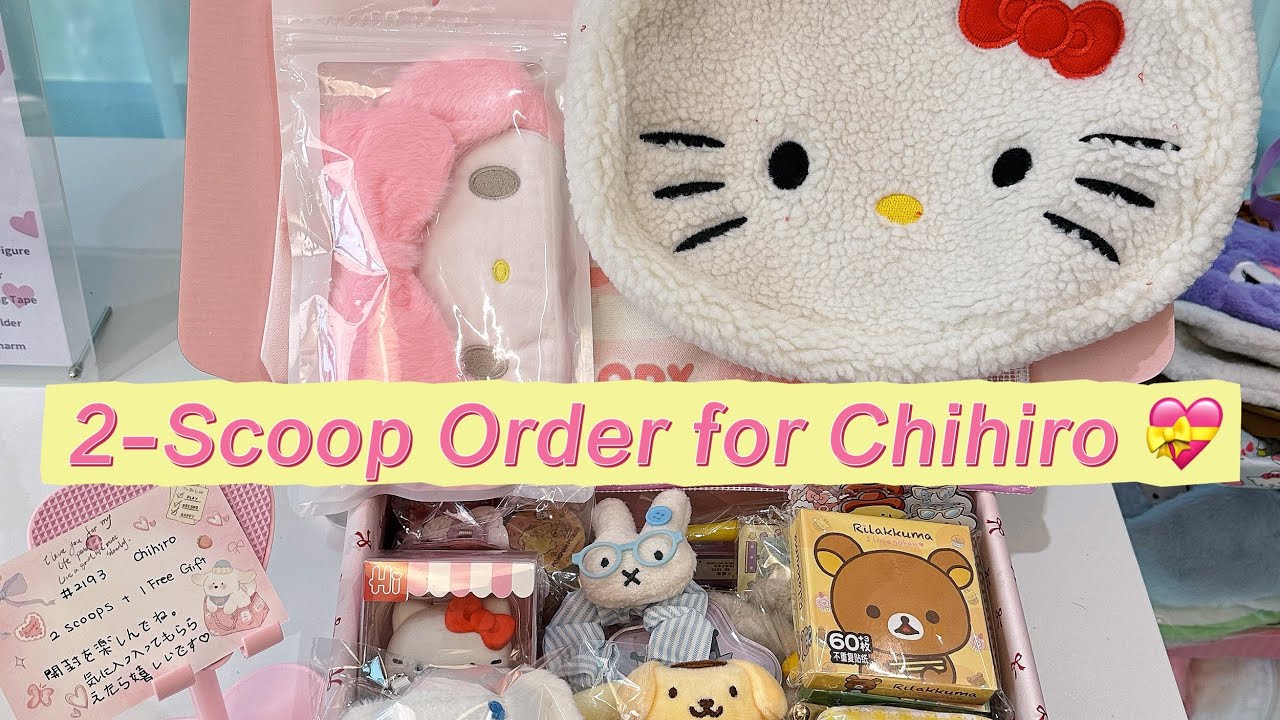 Packing a 2-Scoop Surprise for Chihiro 🇯🇵 | Hello Kitty Plush Bag & Cute Sanrio Mix