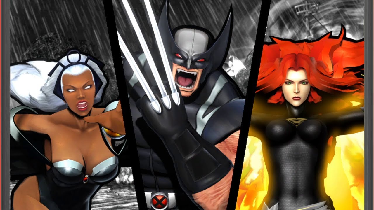 Ultimate Marvel VS Capcom 3 - Wolverine/Storm/Phoenix - Arcade Mode Playthrough