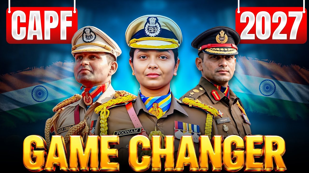 CAPF 2027 GAME CHANGER 🚀 | Complete One Year Program | UPSC CAPF AC 2027  #capf  #capf2027 #upsc