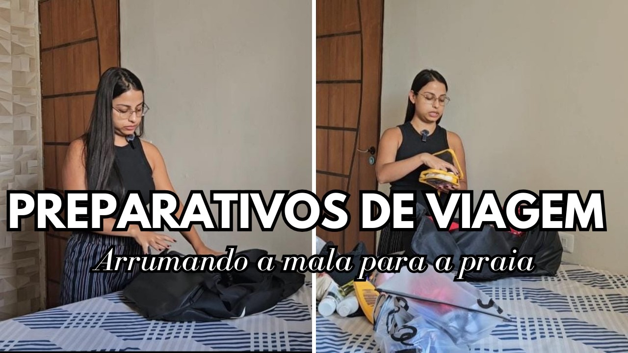 ARRUMANDO A MINHA MALA PARA PRAIA | Mini Viagem no Carnaval (O que levo para 3 dias)