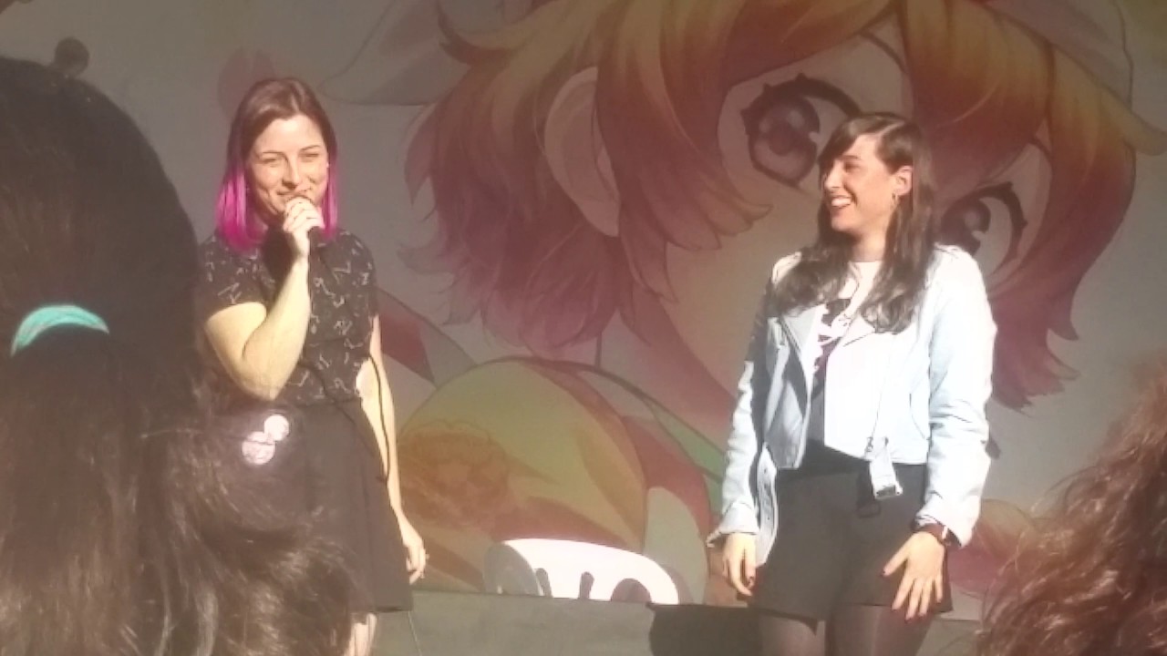 Laura Pastor en la Expotaku Almeria 2017 - FanMeeting (Voz de Hermione en Harry Potter)