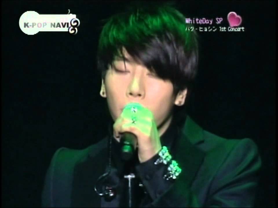Park Hyo Shin Japan 1st Concert 100123 /K-pop NAVI White Day Special