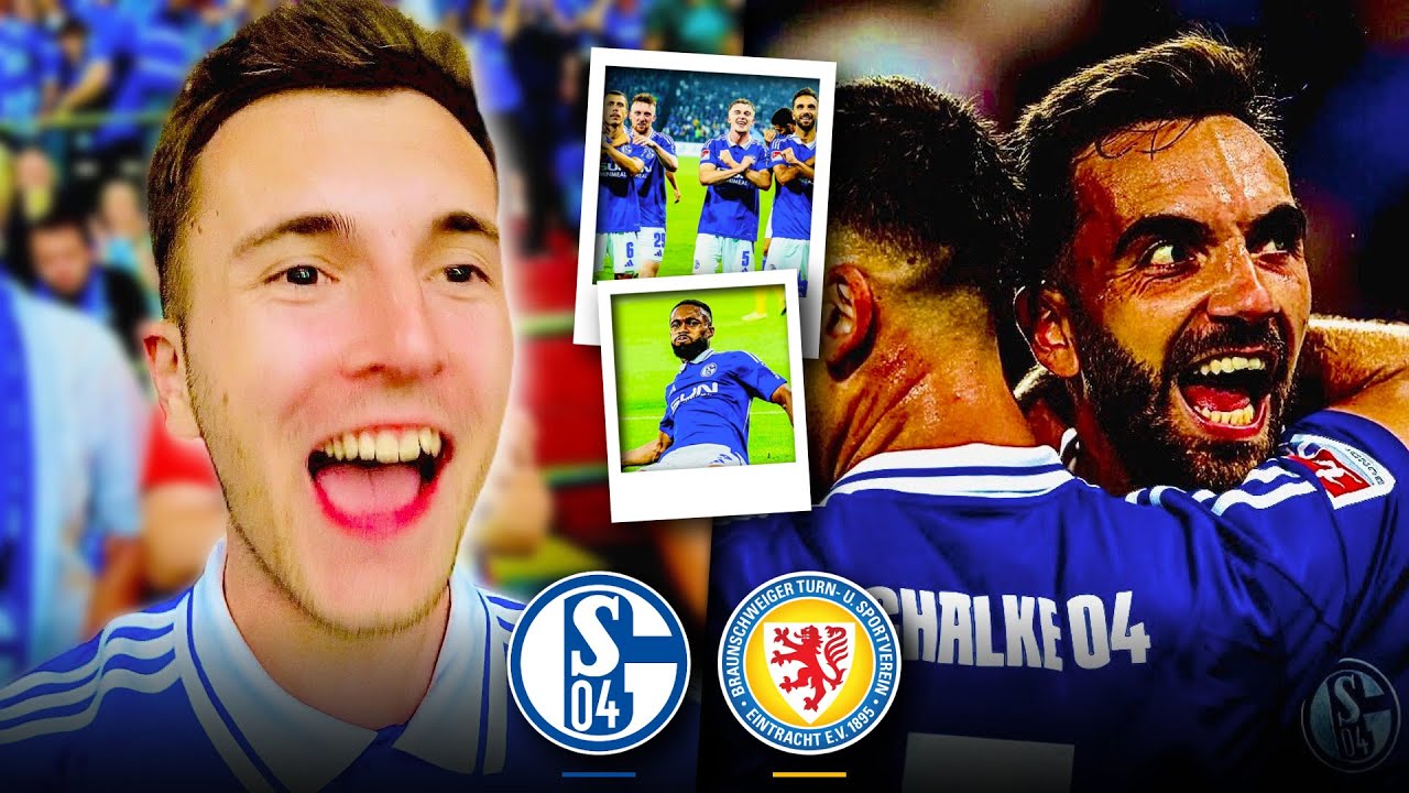 SCHALKE vs BRAUNSCHWEIG Stadion Vlog 🔥 Saisonauftakt! Was für ein Start!