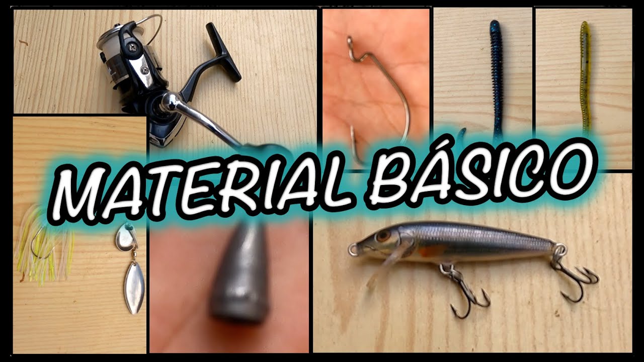 Qué necesitamos PARA EMPEZAR A PESCAR BLACKBASS??? Caña, carrete, señuelos, montajes...