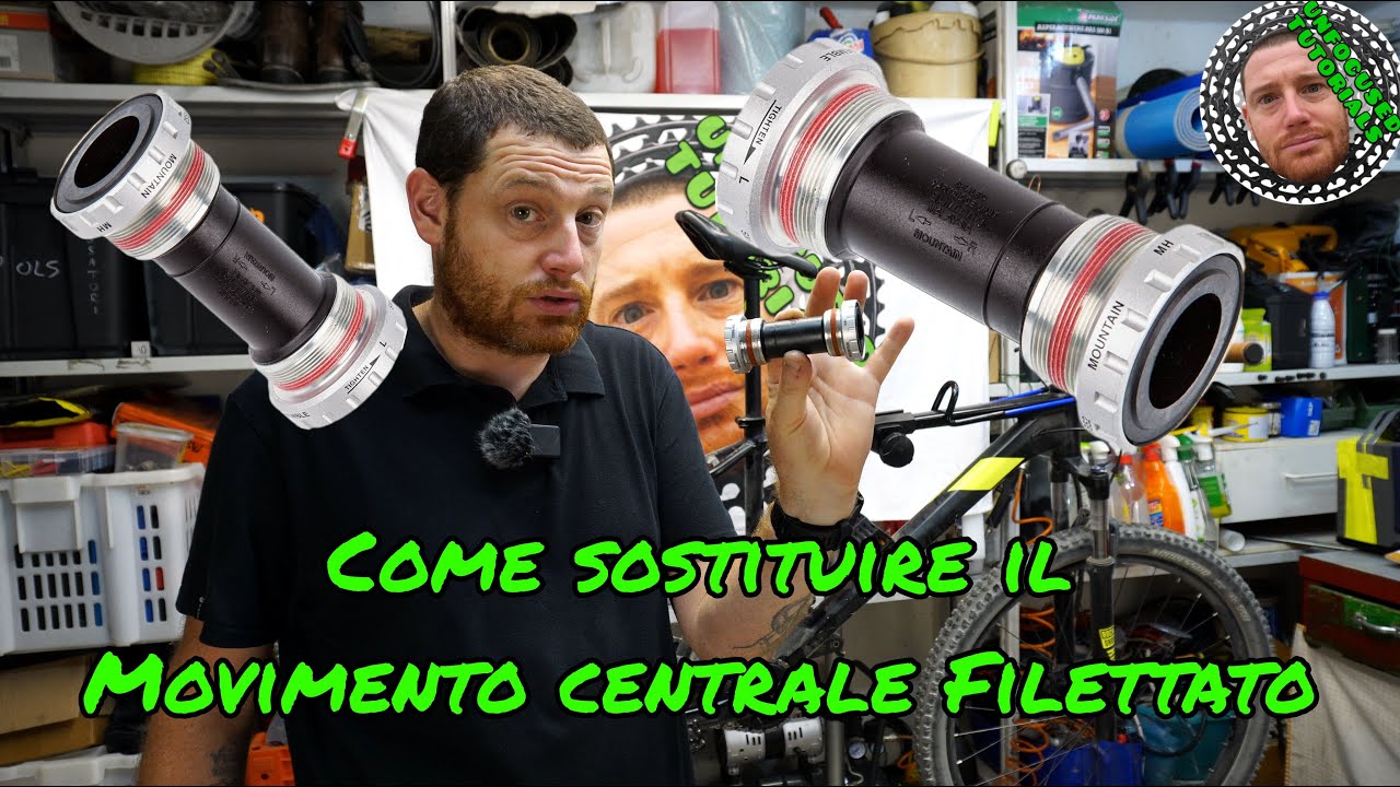 Come sostituire il movimento centrale filettato della tua MTB (Shimano SM-BB52) 💪​🚴🏼​🪛