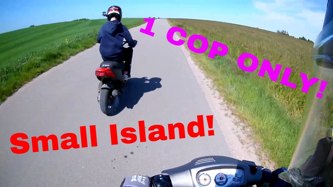 Knallert Tur #14 Kører på en Ø med kun en politimand!