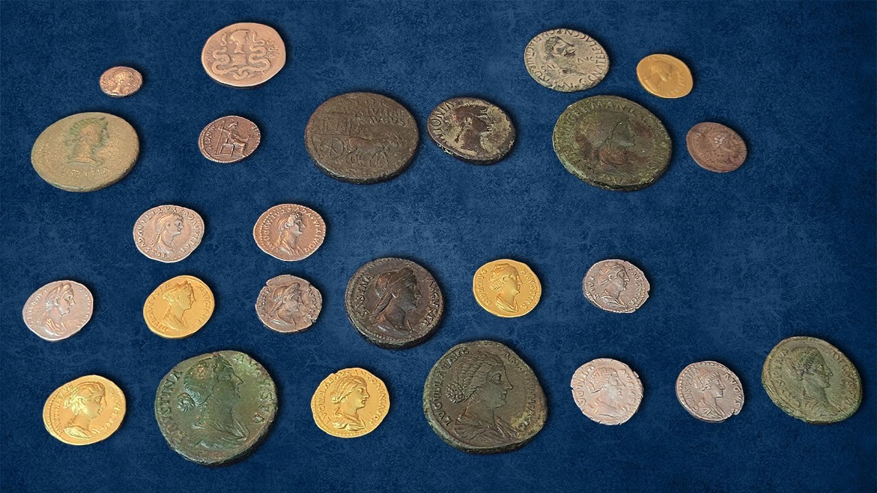 IMPRESIONANTE COLECCIÓN DE MONEDA ROMANA | EMPERATRICES | Con Virgilio