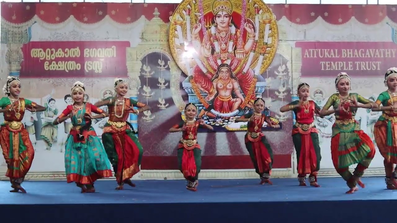 Tari Tajam Dance Aattukal Temple