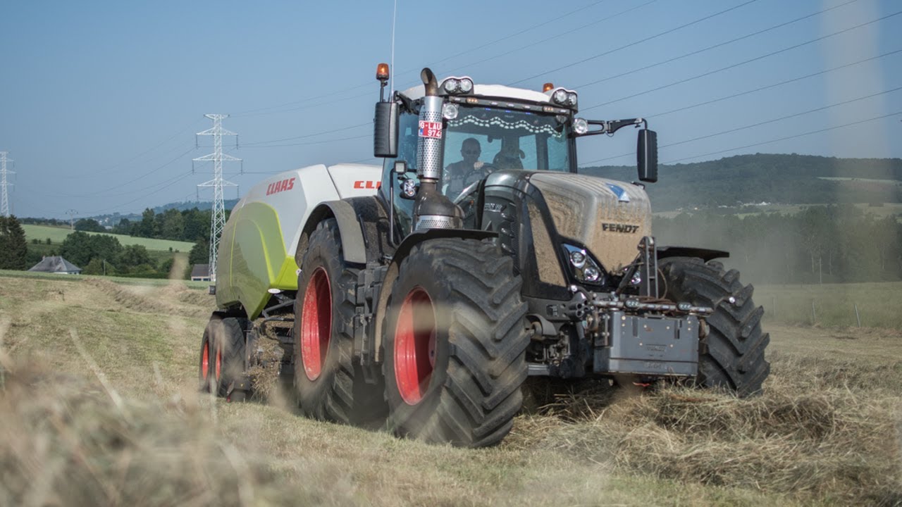 🚜 FENDT 939 - CLAAS QUADRANT 5200FC : 🌿 PRESSAGE DE FOIN ( Entreprise BODELET )