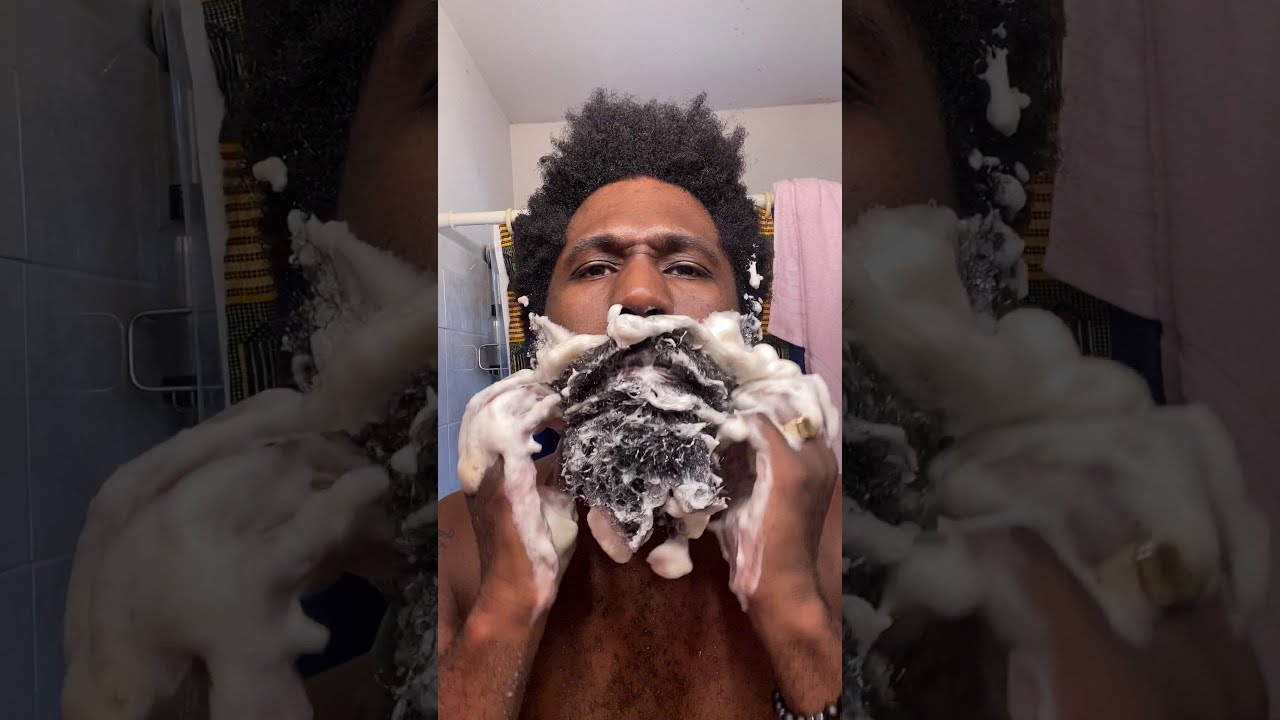 BEARD WASHING / GROOMING ASMR || No Talking