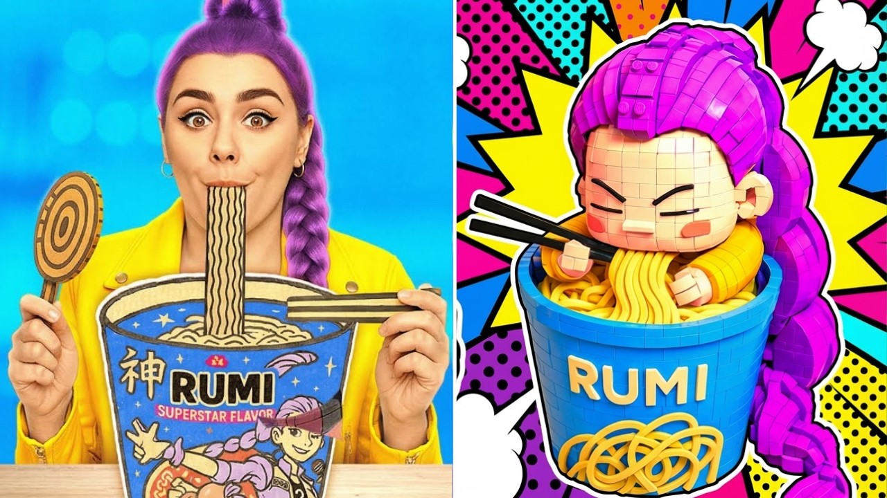 LEGO or CARDBOARD Rumi? 😳 Ultimate Choice Game